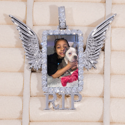 RIP WING 3D CUSTOM PICTURE PENDANT