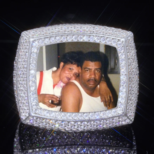 3D CUSTOM PICTURE ICED RING