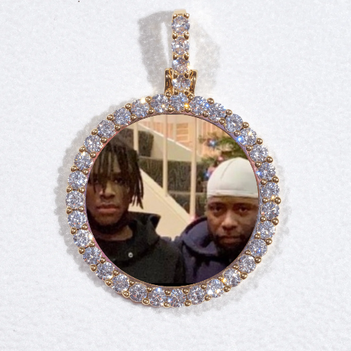 3D CIRCLE CUSTOM PICTURE PENDANT SMALL SIZE
