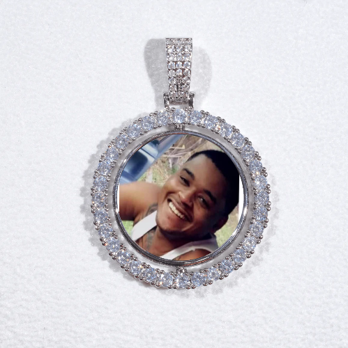 3D Spinning 2-Faced Custom Picture Pendant