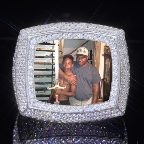 3D CUSTOM PICTURE ICED RING