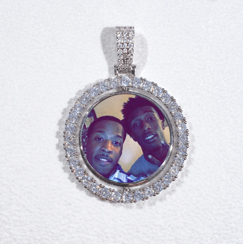 3D Spinning 2-Faced Custom Picture Pendant