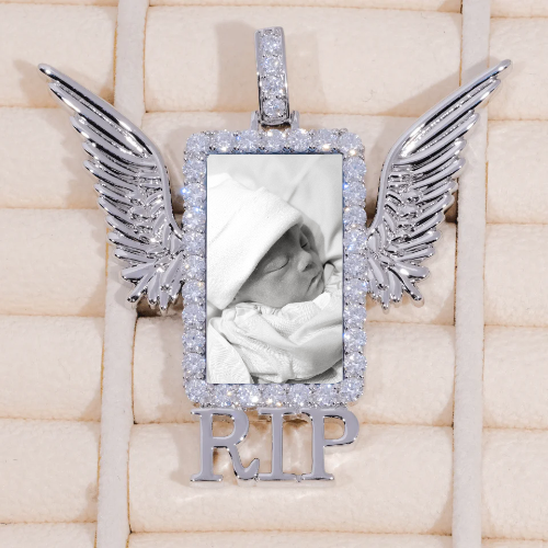 RIP WING 3D CUSTOM PICTURE PENDANT