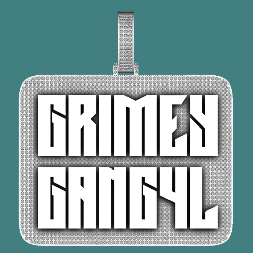 CUSTOM LETTER NECKLACE 3D BIG SQUARE