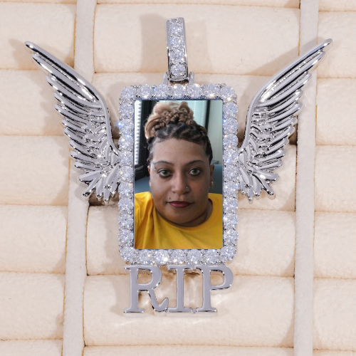 RIP WING 3D CUSTOM PICTURE PENDANT