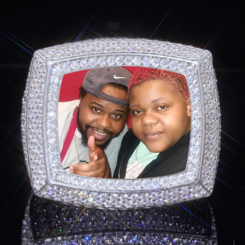 3D CUSTOM PICTURE ICED RING