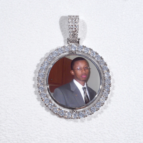 3D Spinning 2-Faced Custom Picture Pendant