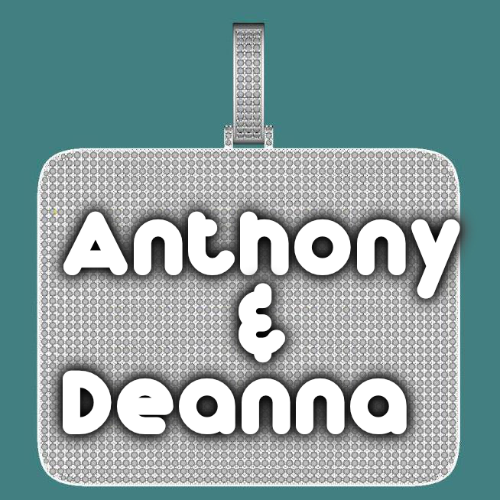 CUSTOM LETTER NECKLACE 3D BIG SQUARE