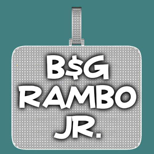 CUSTOM LETTER NECKLACE 3D BIG SQUARE