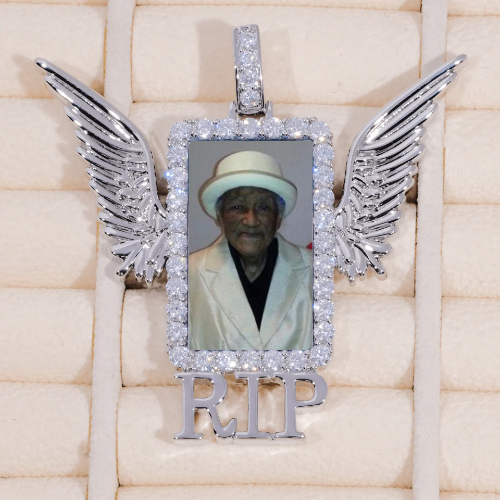 RIP WING 3D CUSTOM PICTURE PENDANT