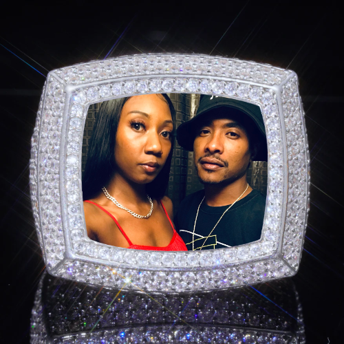 3D CUSTOM PICTURE ICED RING