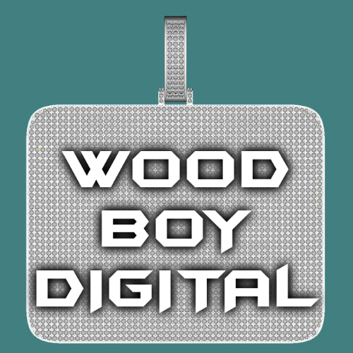 CUSTOM LETTER NECKLACE 3D BIG SQUARE