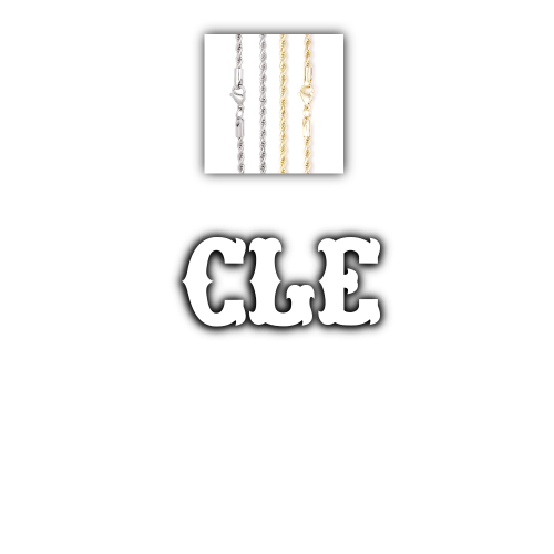Custom Letters Freibeuter Font Necklace