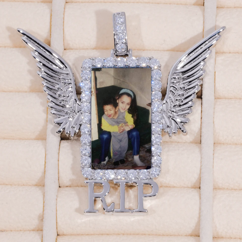 RIP WING 3D CUSTOM PICTURE PENDANT