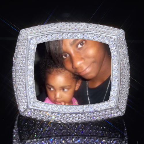 3D CUSTOM PICTURE ICED RING