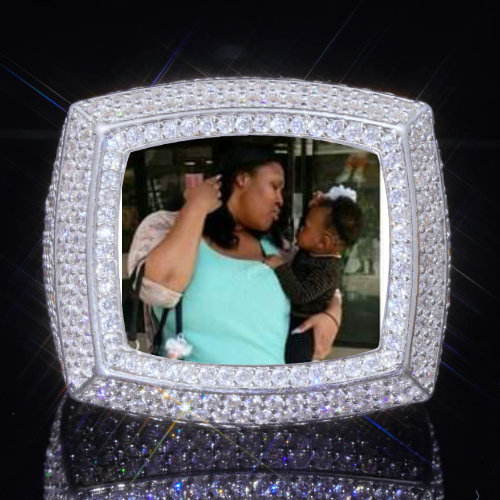 3D CUSTOM PICTURE ICED RING