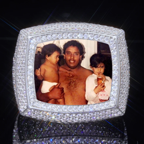 3D CUSTOM PICTURE ICED RING