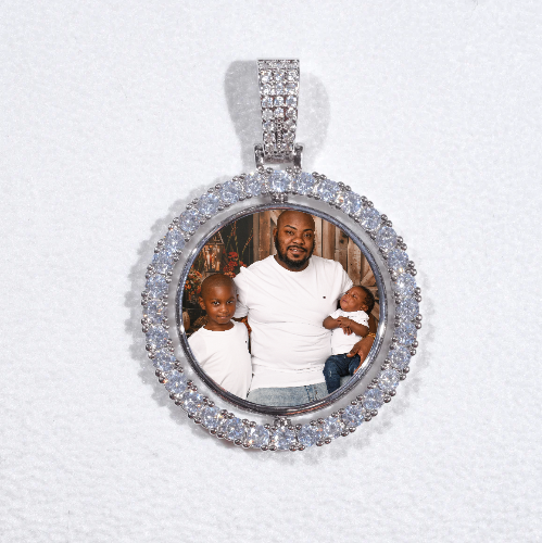 3D Spinning 2-Faced Custom Picture Pendant