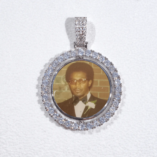 3D Spinning 2-Faced Custom Picture Pendant