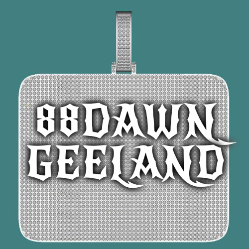 CUSTOM LETTER NECKLACE 3D BIG SQUARE