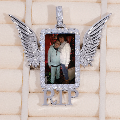 RIP WING 3D CUSTOM PICTURE PENDANT