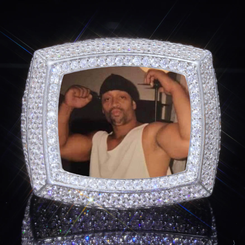 3D CUSTOM PICTURE ICED RING