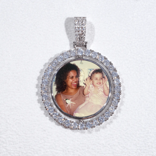 3D Spinning 2-Faced Custom Picture Pendant