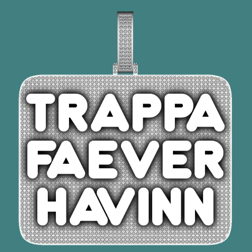 CUSTOM LETTER NECKLACE 3D BIG SQUARE