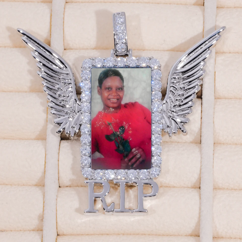 RIP WING 3D CUSTOM PICTURE PENDANT