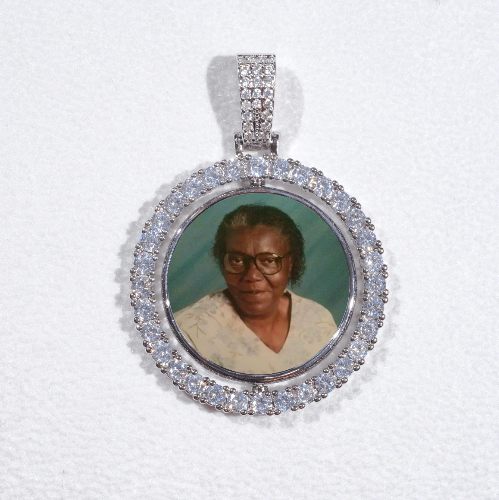 3D Spinning 2-Faced Custom Picture Pendant