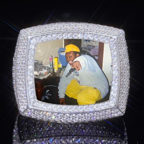 3D CUSTOM PICTURE ICED RING
