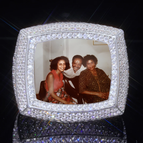 3D CUSTOM PICTURE ICED RING