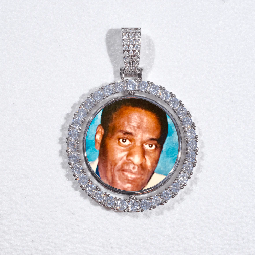 3D Spinning 2-Faced Custom Picture Pendant