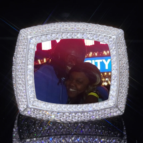 3D CUSTOM PICTURE ICED RING