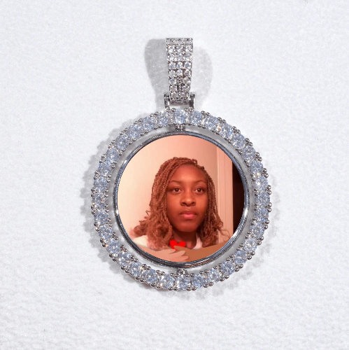 3D Spinning 2-Faced Custom Picture Pendant
