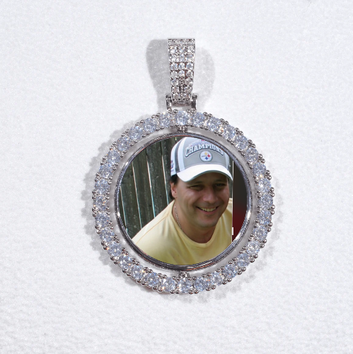 3D Spinning 2-Faced Custom Picture Pendant