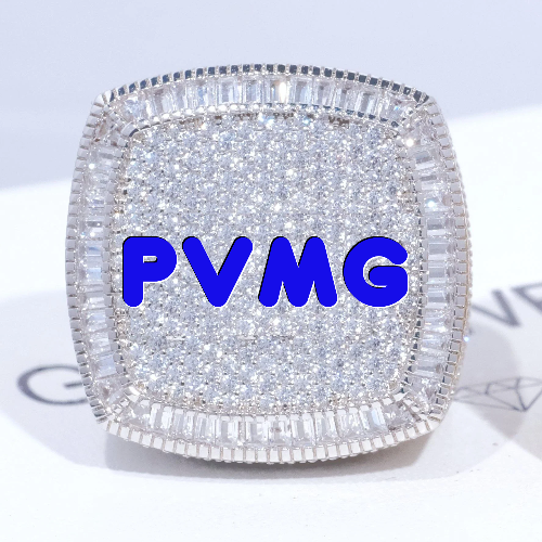 CUSTOM LETTER 3D ICED RING