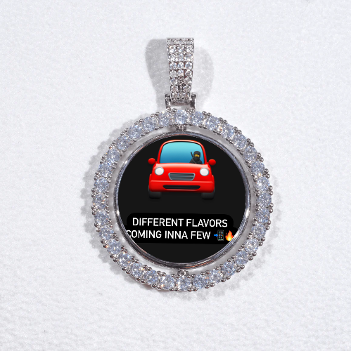3D Spinning 2-Faced Custom Picture Pendant