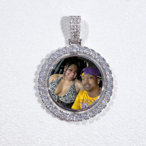 3D Spinning 2-Faced Custom Picture Pendant