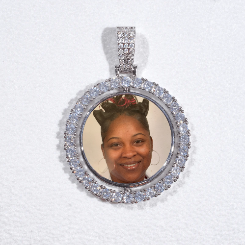 3D Spinning 2-Faced Custom Picture Pendant