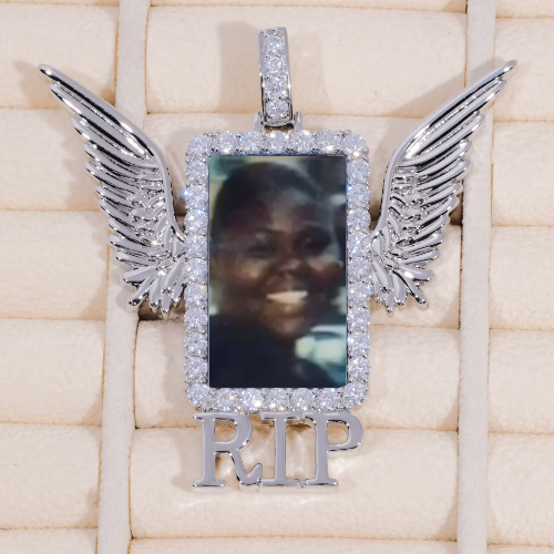 RIP WING 3D CUSTOM PICTURE PENDANT