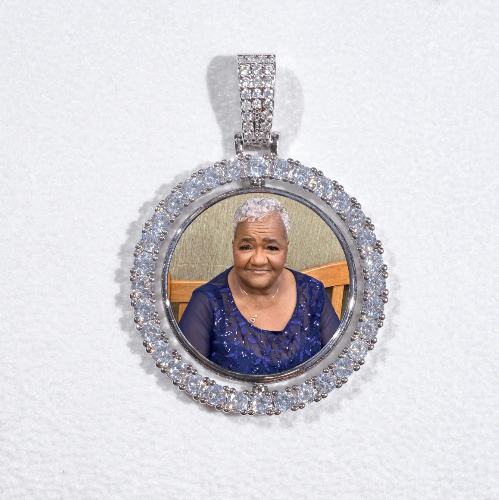 3D Spinning 2-Faced Custom Picture Pendant