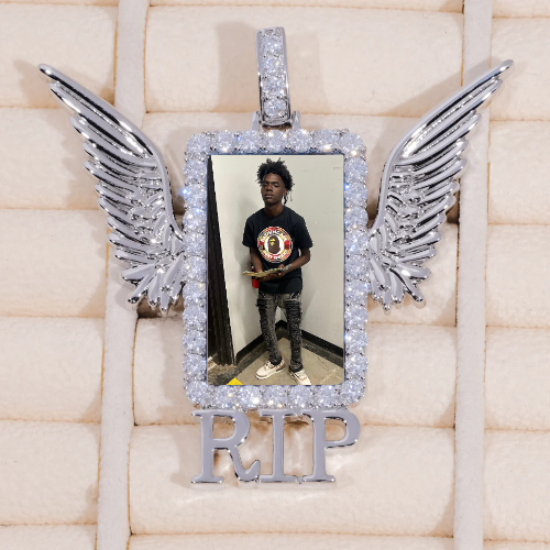 RIP WING 3D CUSTOM PICTURE PENDANT