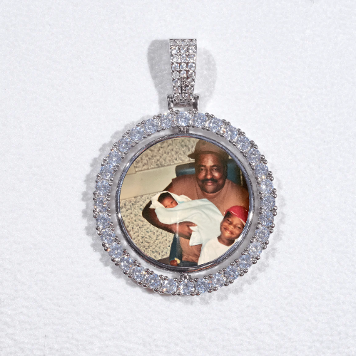 3D Spinning 2-Faced Custom Picture Pendant