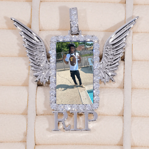RIP WING 3D CUSTOM PICTURE PENDANT