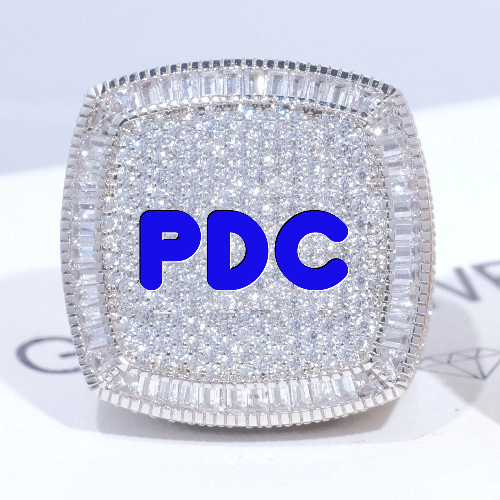 CUSTOM LETTER 3D ICED RING