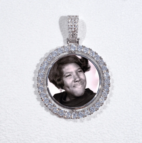3D Spinning 2-Faced Custom Picture Pendant