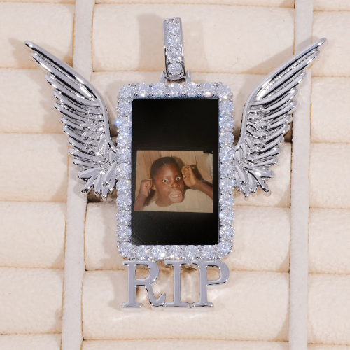 RIP WING 3D CUSTOM PICTURE PENDANT