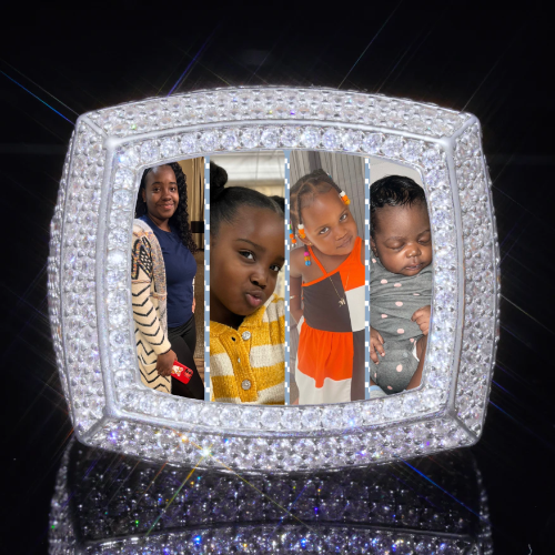 3D CUSTOM PICTURE ICED RING