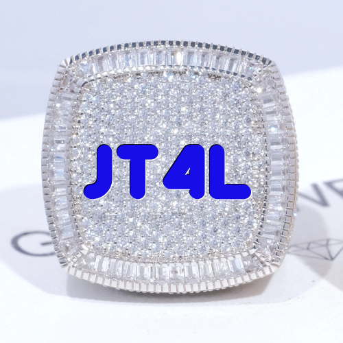 CUSTOM LETTER 3D ICED RING